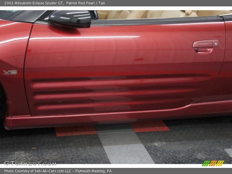 Patriot Red Pearl / Tan 2001 Mitsubishi Eclipse Spyder GT