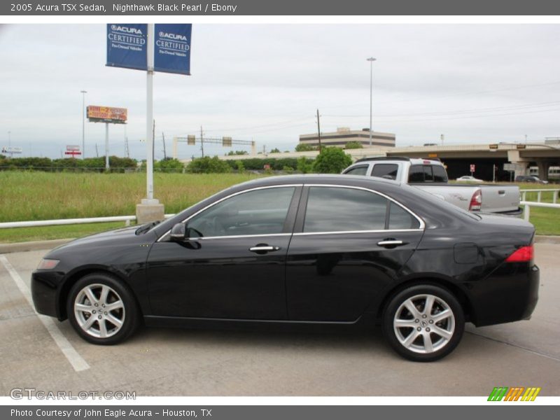 Nighthawk Black Pearl / Ebony 2005 Acura TSX Sedan