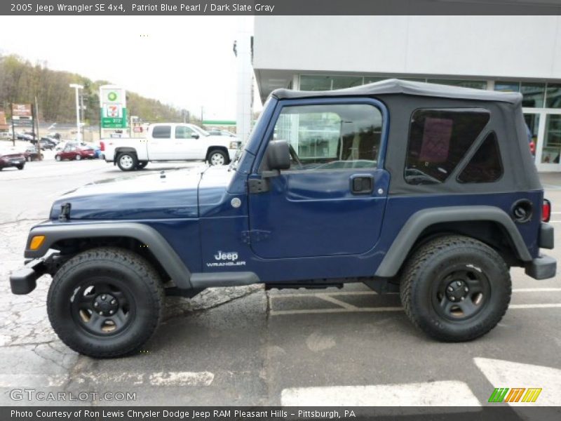 Patriot Blue Pearl / Dark Slate Gray 2005 Jeep Wrangler SE 4x4