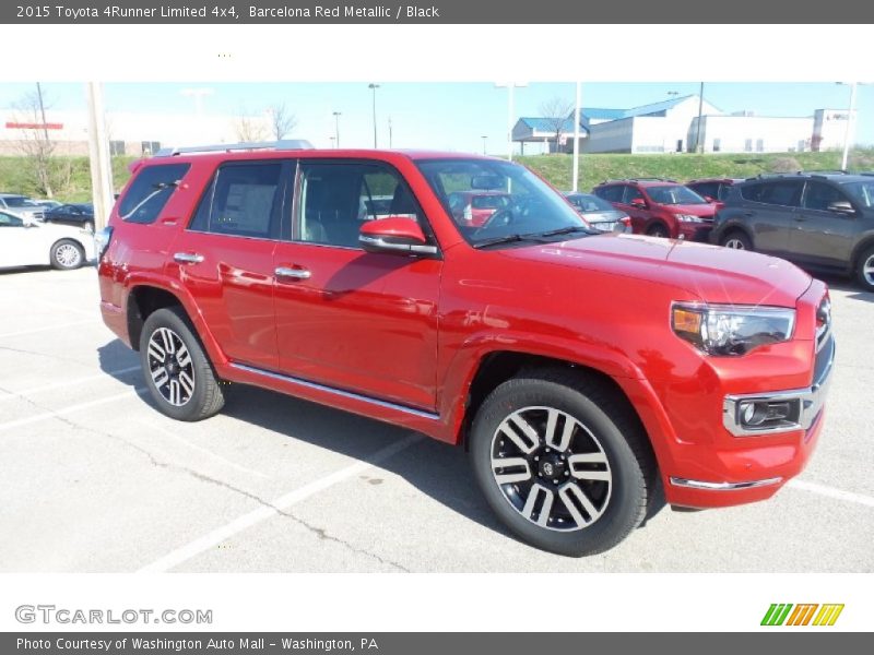 Barcelona Red Metallic / Black 2015 Toyota 4Runner Limited 4x4