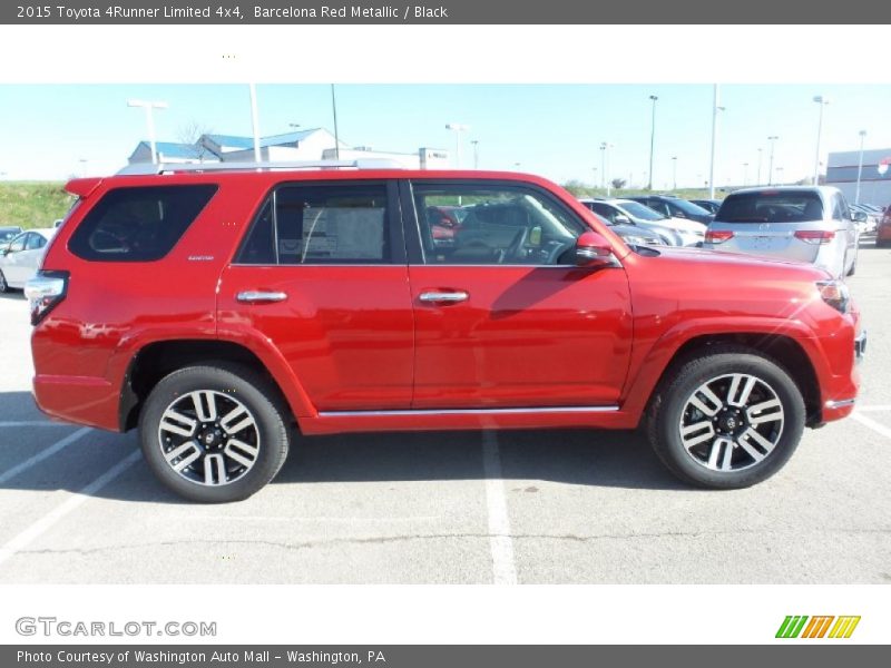 Barcelona Red Metallic / Black 2015 Toyota 4Runner Limited 4x4