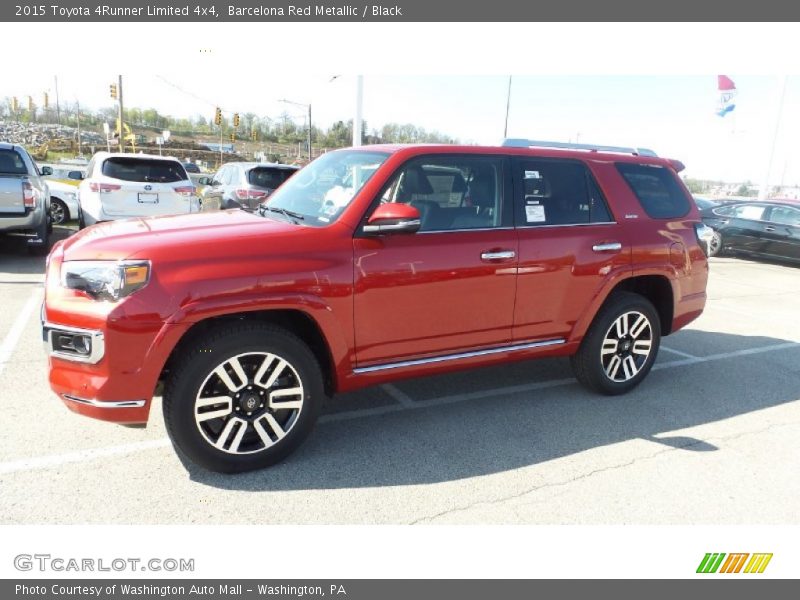 Barcelona Red Metallic / Black 2015 Toyota 4Runner Limited 4x4