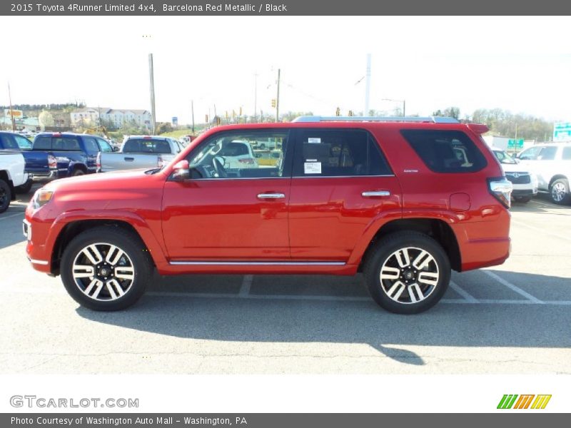 Barcelona Red Metallic / Black 2015 Toyota 4Runner Limited 4x4