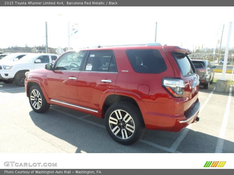Barcelona Red Metallic / Black 2015 Toyota 4Runner Limited 4x4