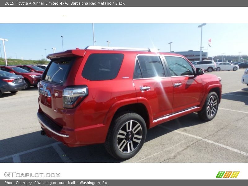 Barcelona Red Metallic / Black 2015 Toyota 4Runner Limited 4x4