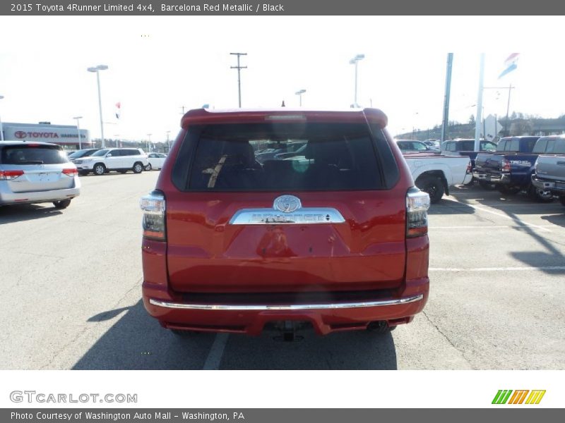Barcelona Red Metallic / Black 2015 Toyota 4Runner Limited 4x4
