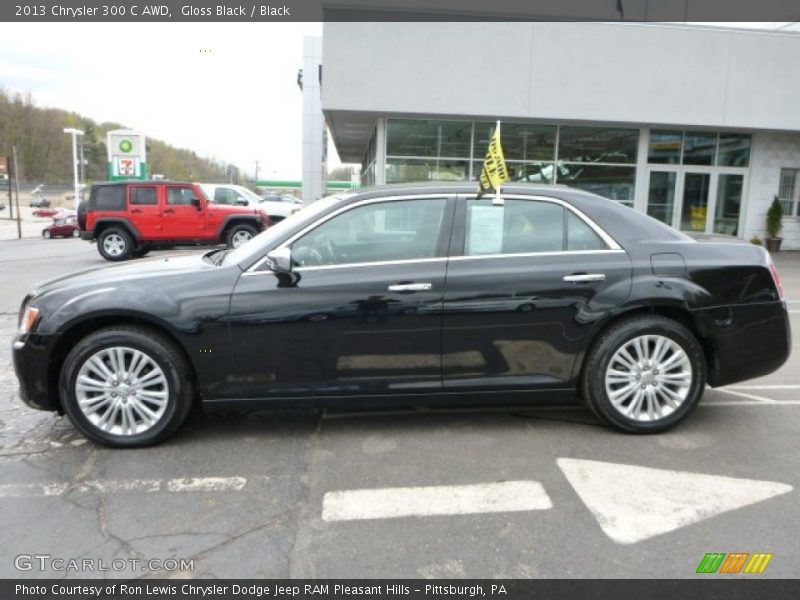Gloss Black / Black 2013 Chrysler 300 C AWD