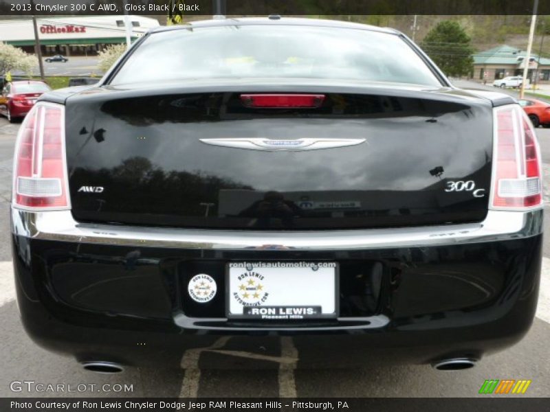 Gloss Black / Black 2013 Chrysler 300 C AWD