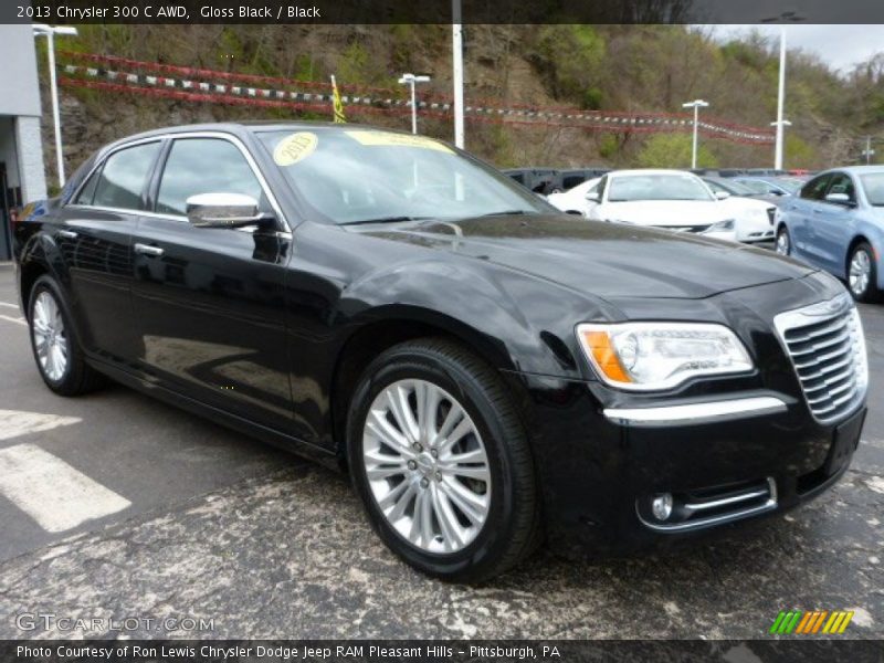 Gloss Black / Black 2013 Chrysler 300 C AWD