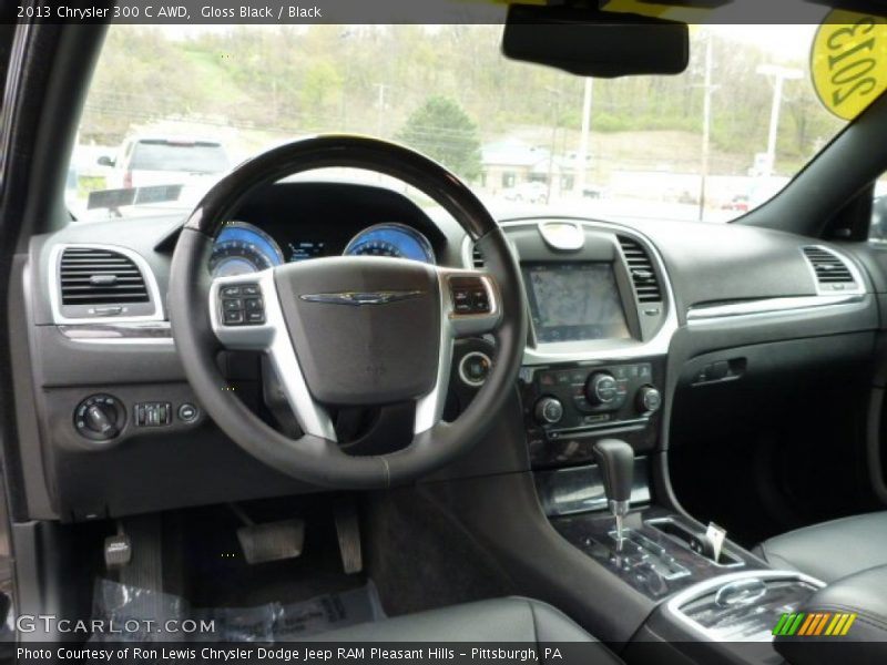 Gloss Black / Black 2013 Chrysler 300 C AWD