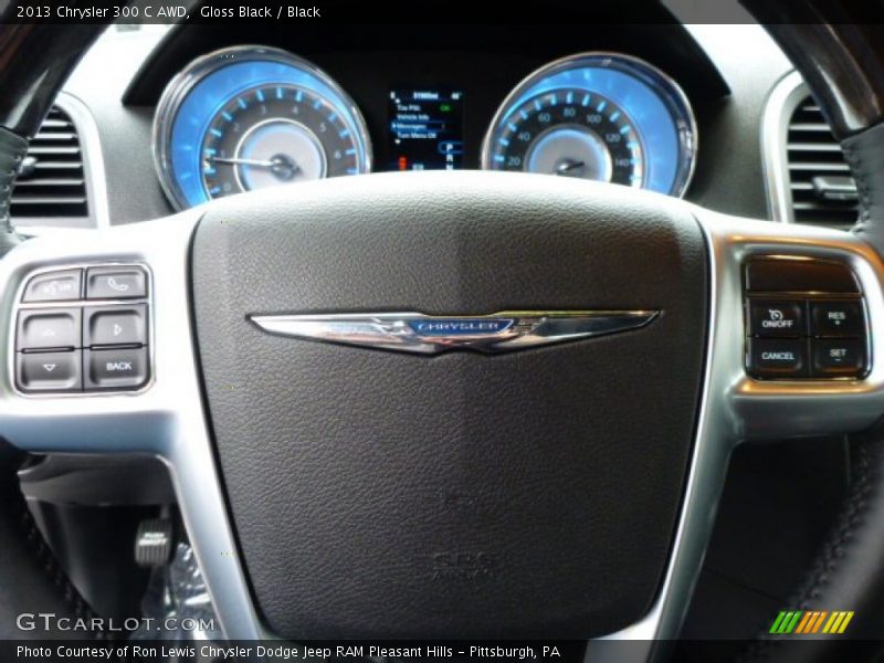 Gloss Black / Black 2013 Chrysler 300 C AWD