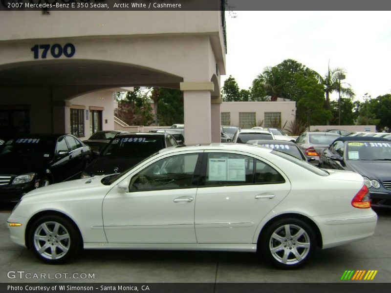 Arctic White / Cashmere 2007 Mercedes-Benz E 350 Sedan
