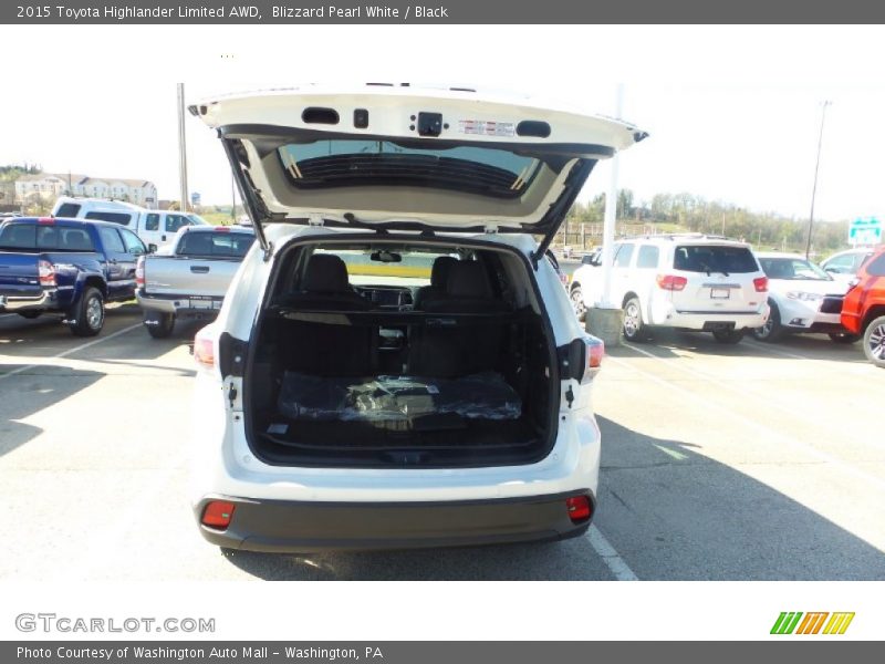 Blizzard Pearl White / Black 2015 Toyota Highlander Limited AWD
