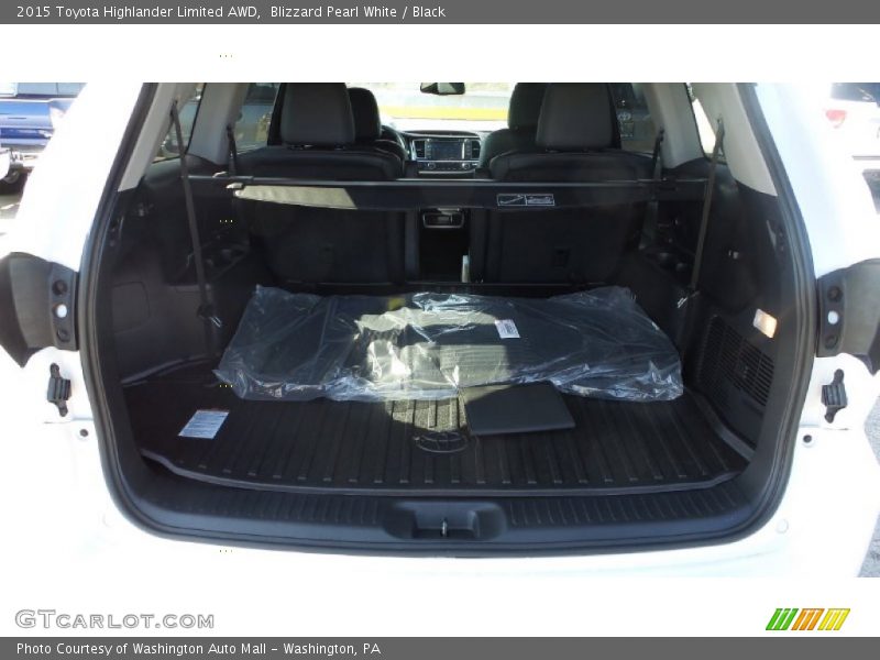 Blizzard Pearl White / Black 2015 Toyota Highlander Limited AWD