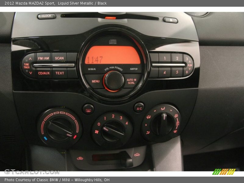 Liquid Silver Metallic / Black 2012 Mazda MAZDA2 Sport