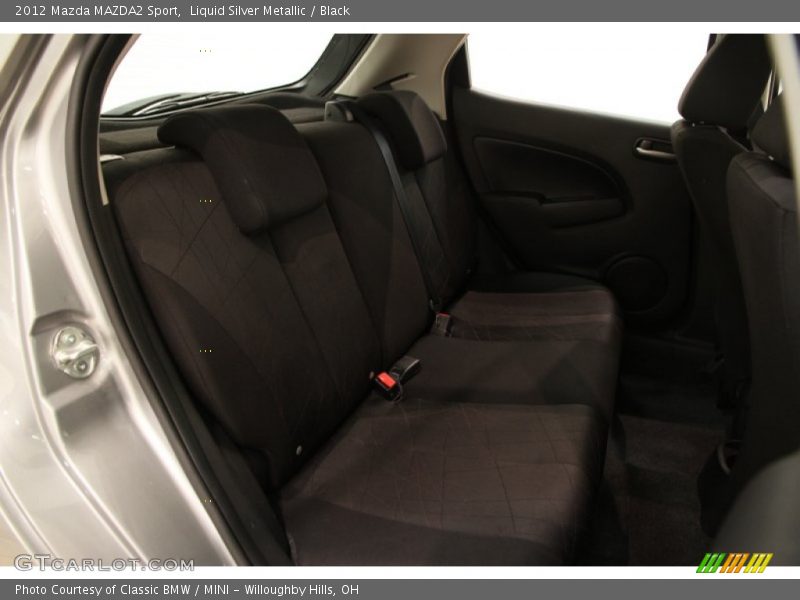 Liquid Silver Metallic / Black 2012 Mazda MAZDA2 Sport