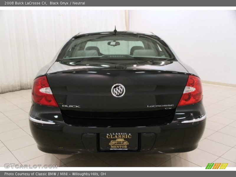 Black Onyx / Neutral 2008 Buick LaCrosse CX