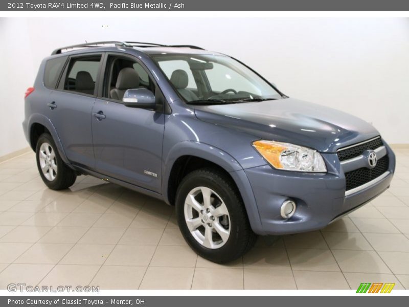 Pacific Blue Metallic / Ash 2012 Toyota RAV4 Limited 4WD