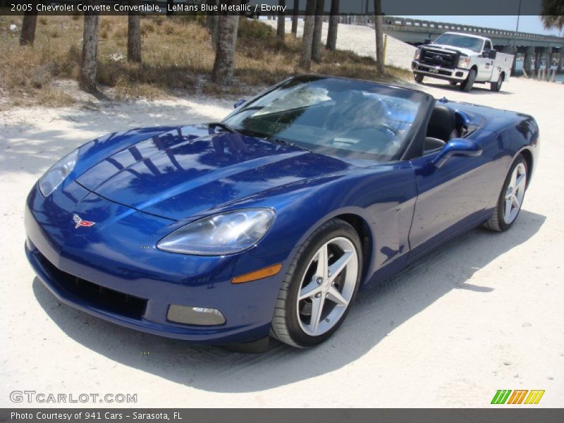 LeMans Blue Metallic / Ebony 2005 Chevrolet Corvette Convertible