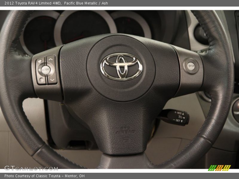 Pacific Blue Metallic / Ash 2012 Toyota RAV4 Limited 4WD