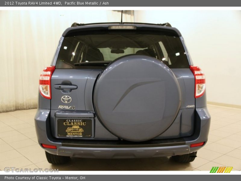 Pacific Blue Metallic / Ash 2012 Toyota RAV4 Limited 4WD
