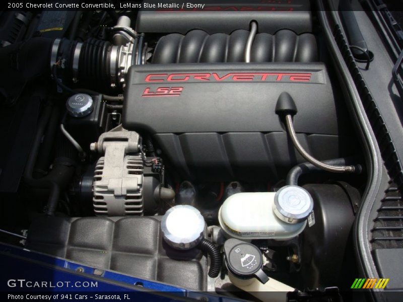 LeMans Blue Metallic / Ebony 2005 Chevrolet Corvette Convertible