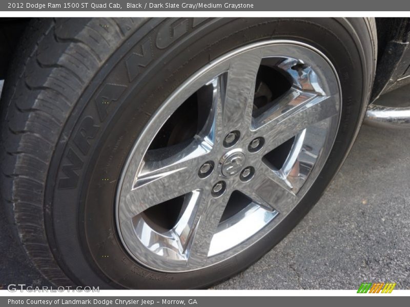 Black / Dark Slate Gray/Medium Graystone 2012 Dodge Ram 1500 ST Quad Cab
