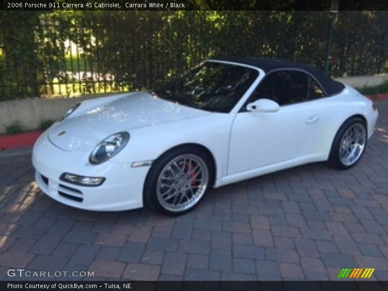 Carrara White / Black 2006 Porsche 911 Carrera 4S Cabriolet