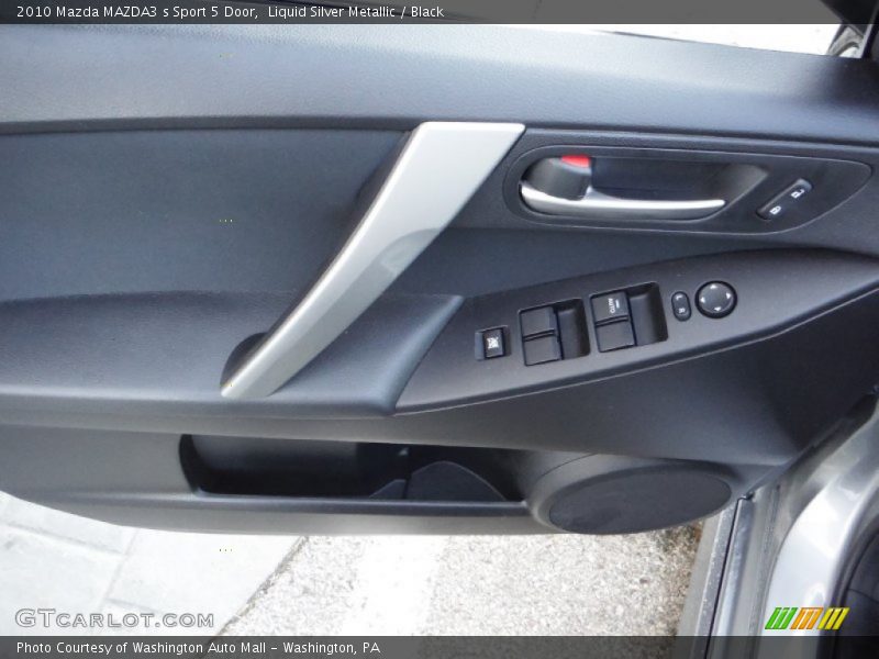 Liquid Silver Metallic / Black 2010 Mazda MAZDA3 s Sport 5 Door