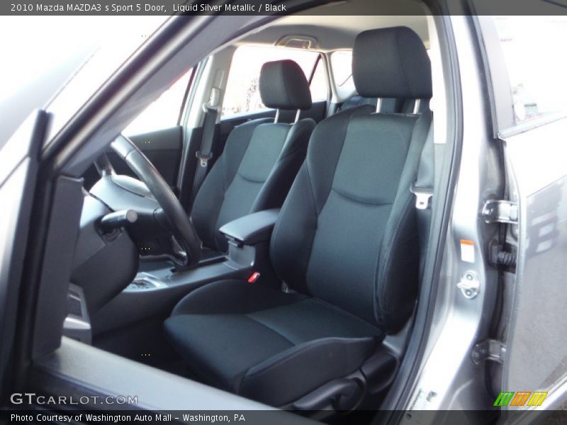 Liquid Silver Metallic / Black 2010 Mazda MAZDA3 s Sport 5 Door