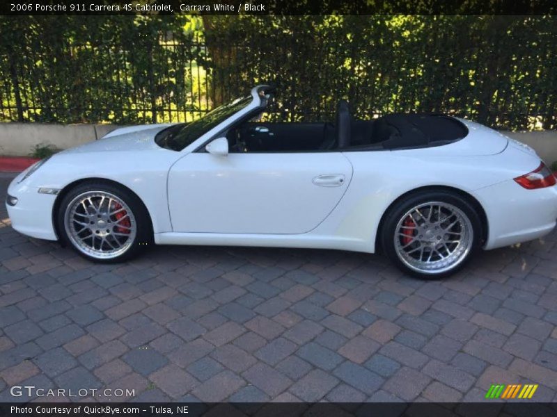Carrara White / Black 2006 Porsche 911 Carrera 4S Cabriolet