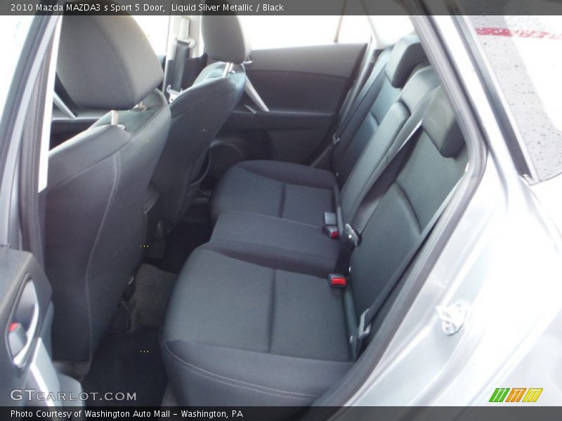 Liquid Silver Metallic / Black 2010 Mazda MAZDA3 s Sport 5 Door