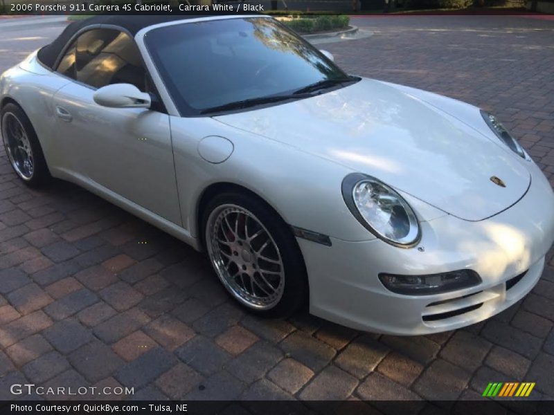 Carrara White / Black 2006 Porsche 911 Carrera 4S Cabriolet