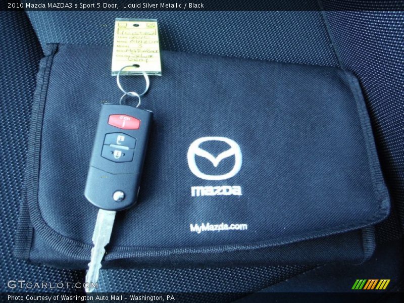 Liquid Silver Metallic / Black 2010 Mazda MAZDA3 s Sport 5 Door