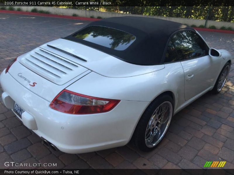 Carrara White / Black 2006 Porsche 911 Carrera 4S Cabriolet