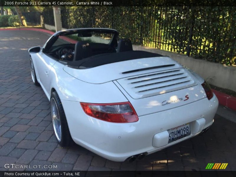 Carrara White / Black 2006 Porsche 911 Carrera 4S Cabriolet