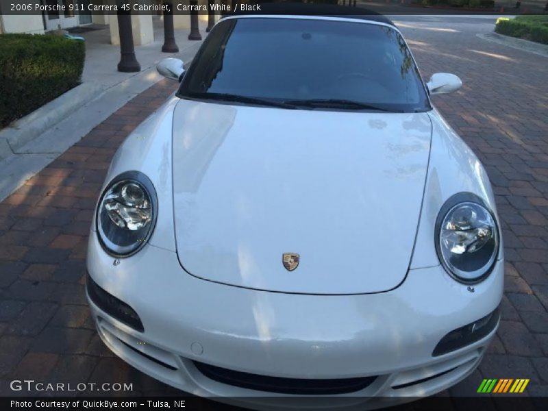 Carrara White / Black 2006 Porsche 911 Carrera 4S Cabriolet