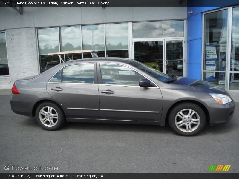 Carbon Bronze Pearl / Ivory 2007 Honda Accord EX Sedan