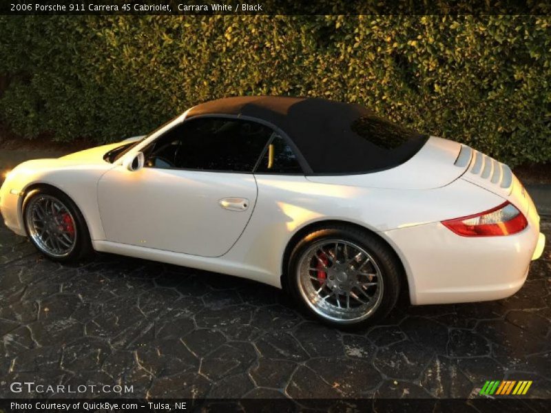 Carrara White / Black 2006 Porsche 911 Carrera 4S Cabriolet