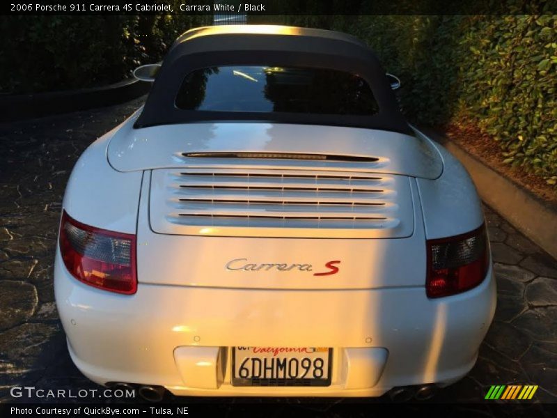 Carrara White / Black 2006 Porsche 911 Carrera 4S Cabriolet