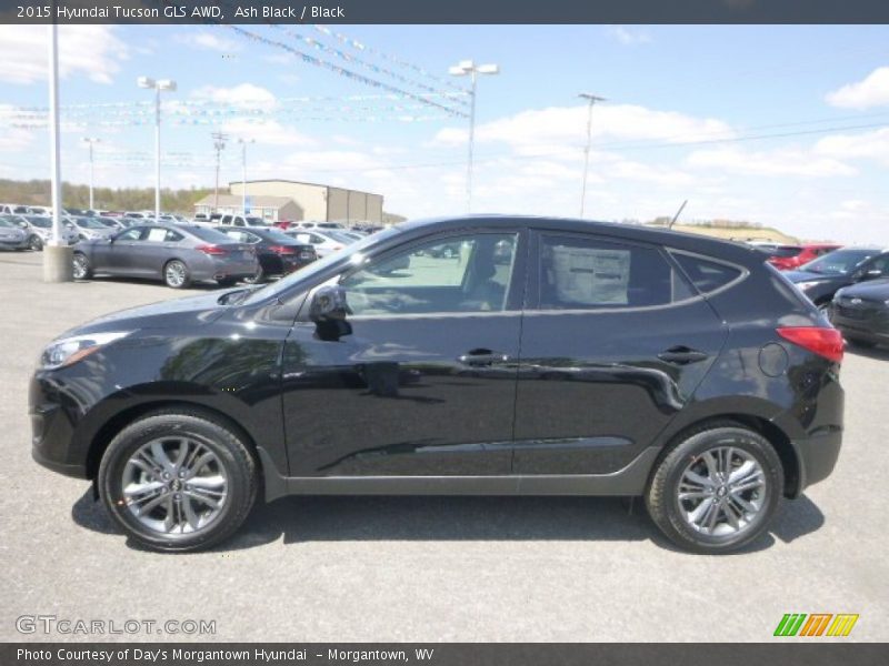 Ash Black / Black 2015 Hyundai Tucson GLS AWD
