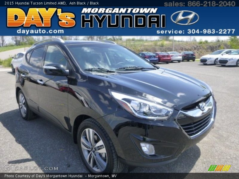 Ash Black / Black 2015 Hyundai Tucson Limited AWD