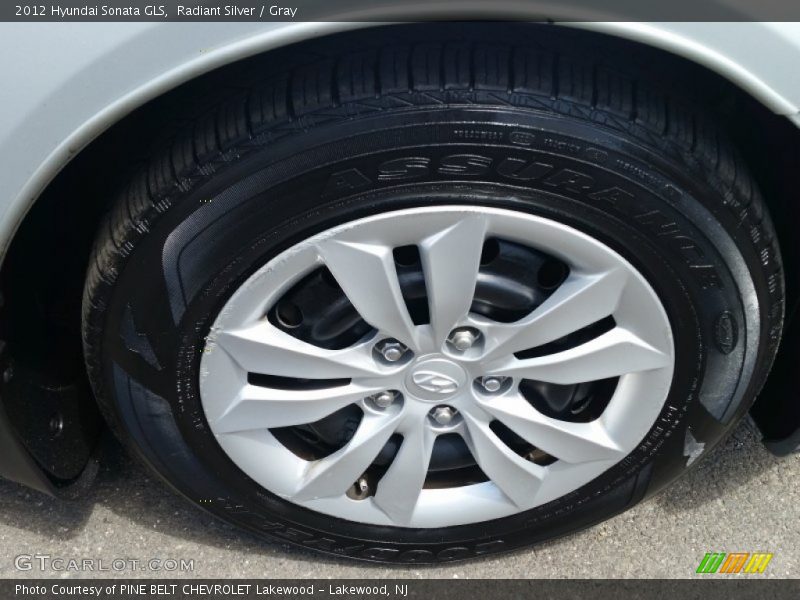Radiant Silver / Gray 2012 Hyundai Sonata GLS