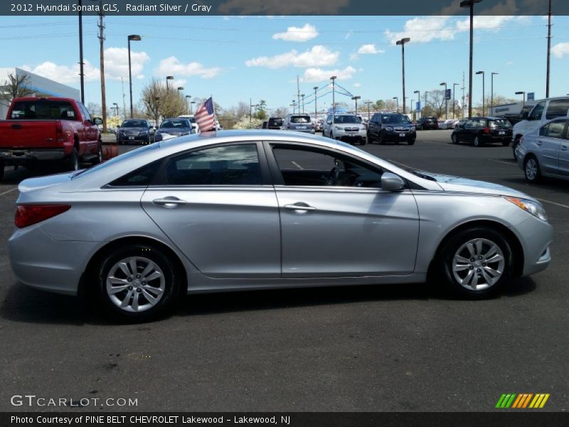 Radiant Silver / Gray 2012 Hyundai Sonata GLS