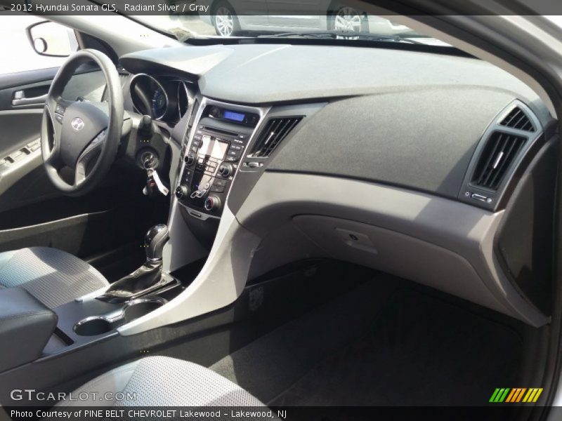 Radiant Silver / Gray 2012 Hyundai Sonata GLS