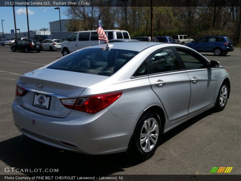 Radiant Silver / Gray 2012 Hyundai Sonata GLS
