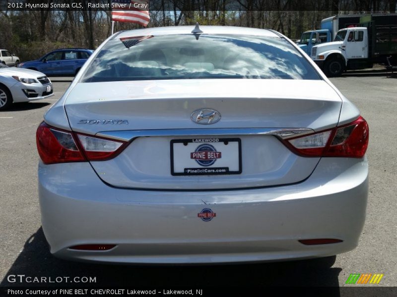 Radiant Silver / Gray 2012 Hyundai Sonata GLS