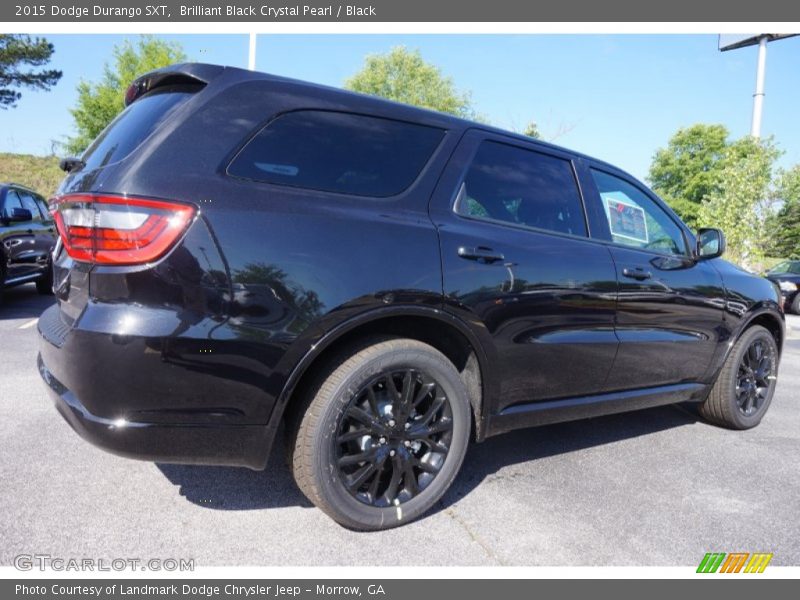 Brilliant Black Crystal Pearl / Black 2015 Dodge Durango SXT