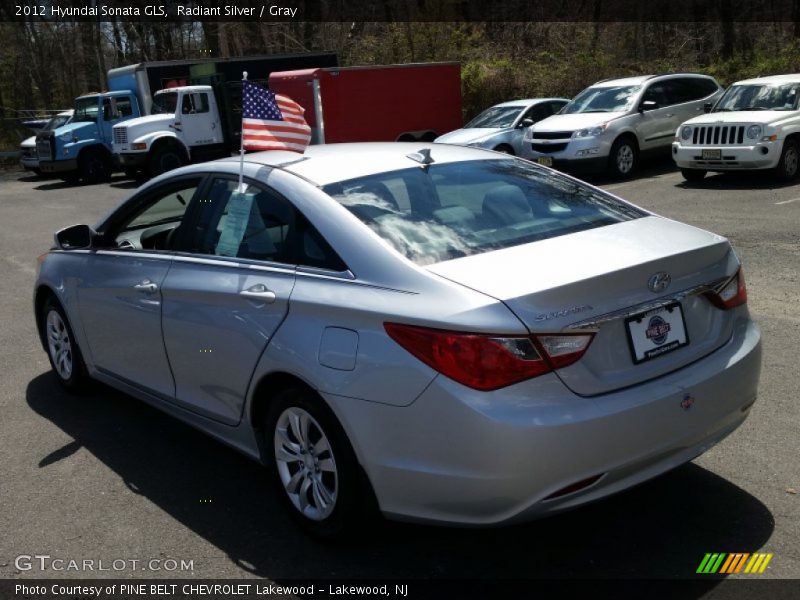 Radiant Silver / Gray 2012 Hyundai Sonata GLS