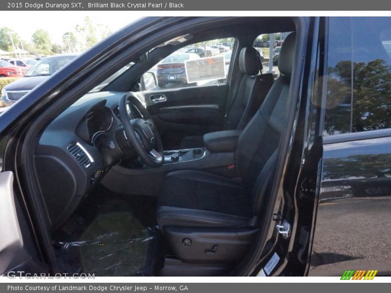 Brilliant Black Crystal Pearl / Black 2015 Dodge Durango SXT